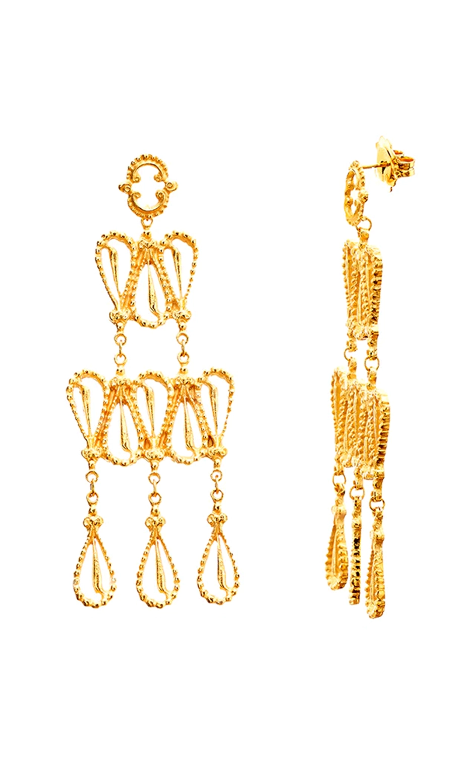 long chandelier earrings