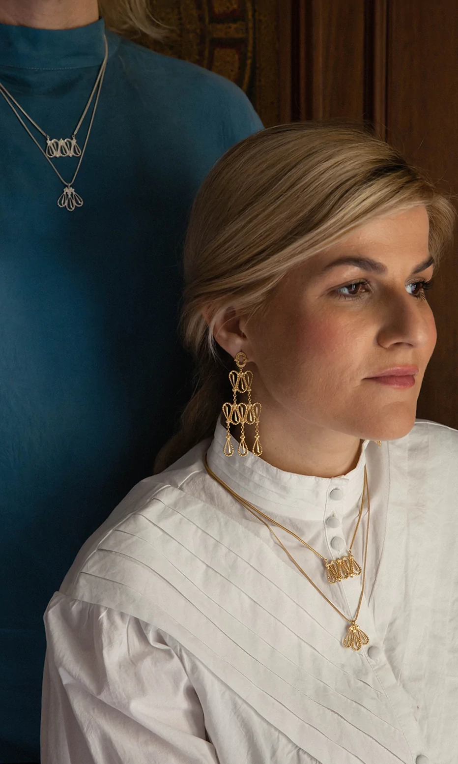 long chandelier earrings