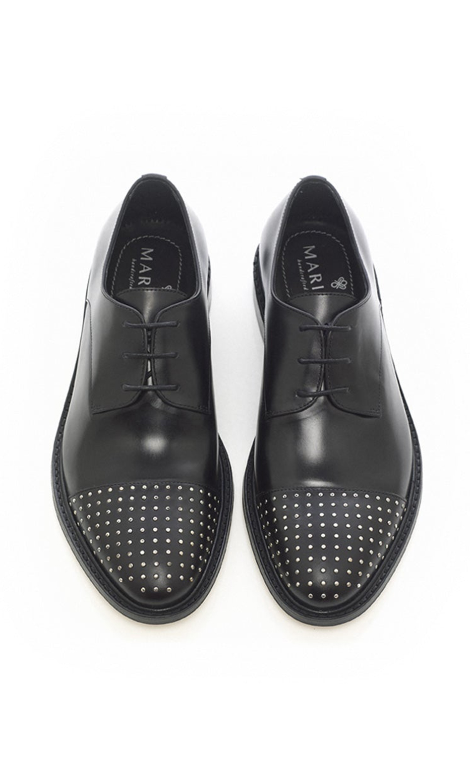 studded leather derbies mariano shoes