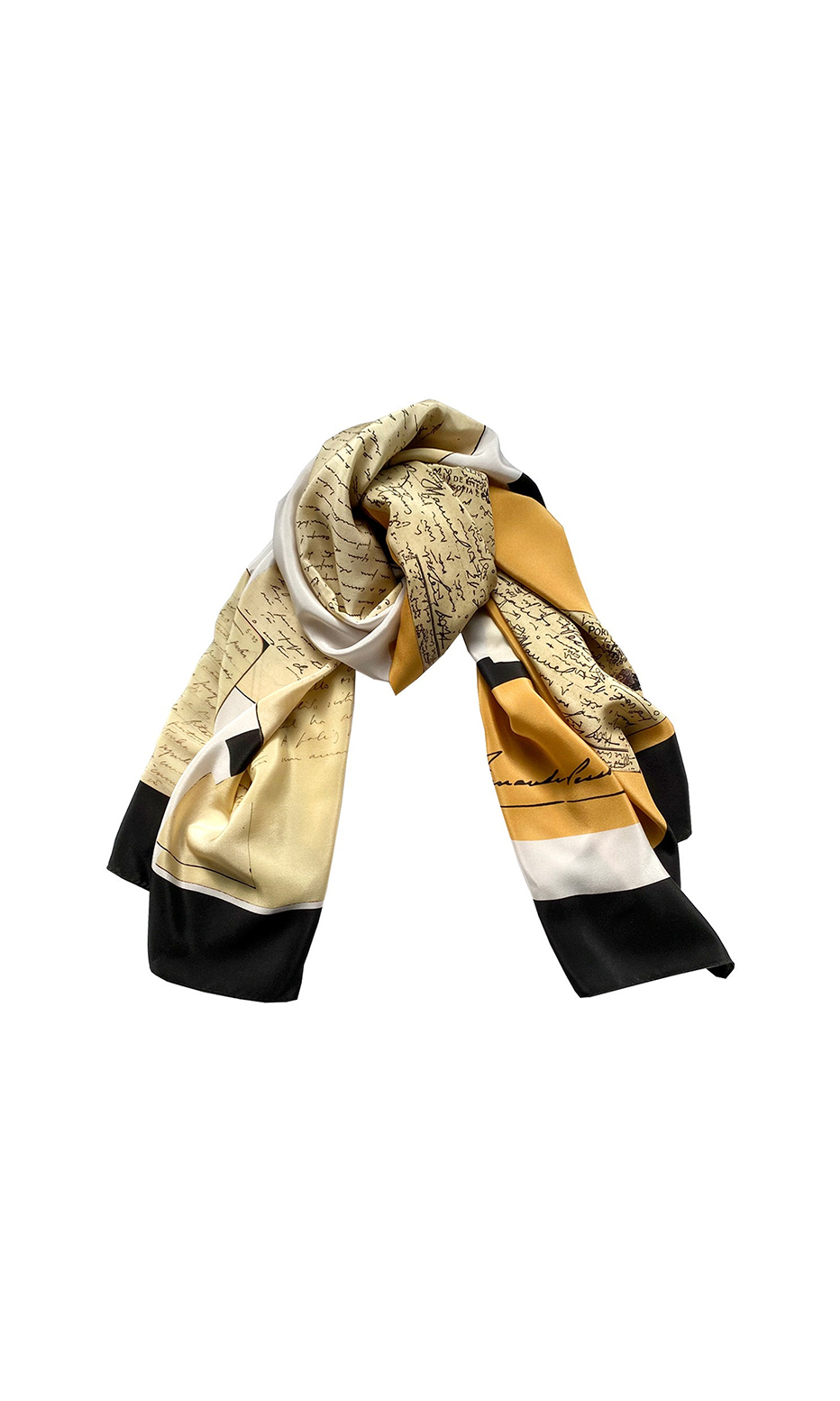 love letters silk scarf