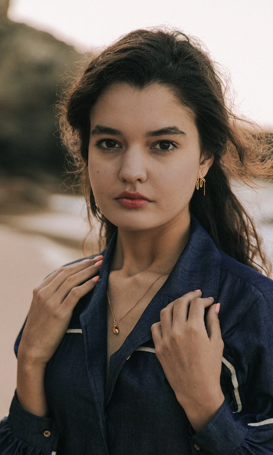 geometric earrings alma jmc