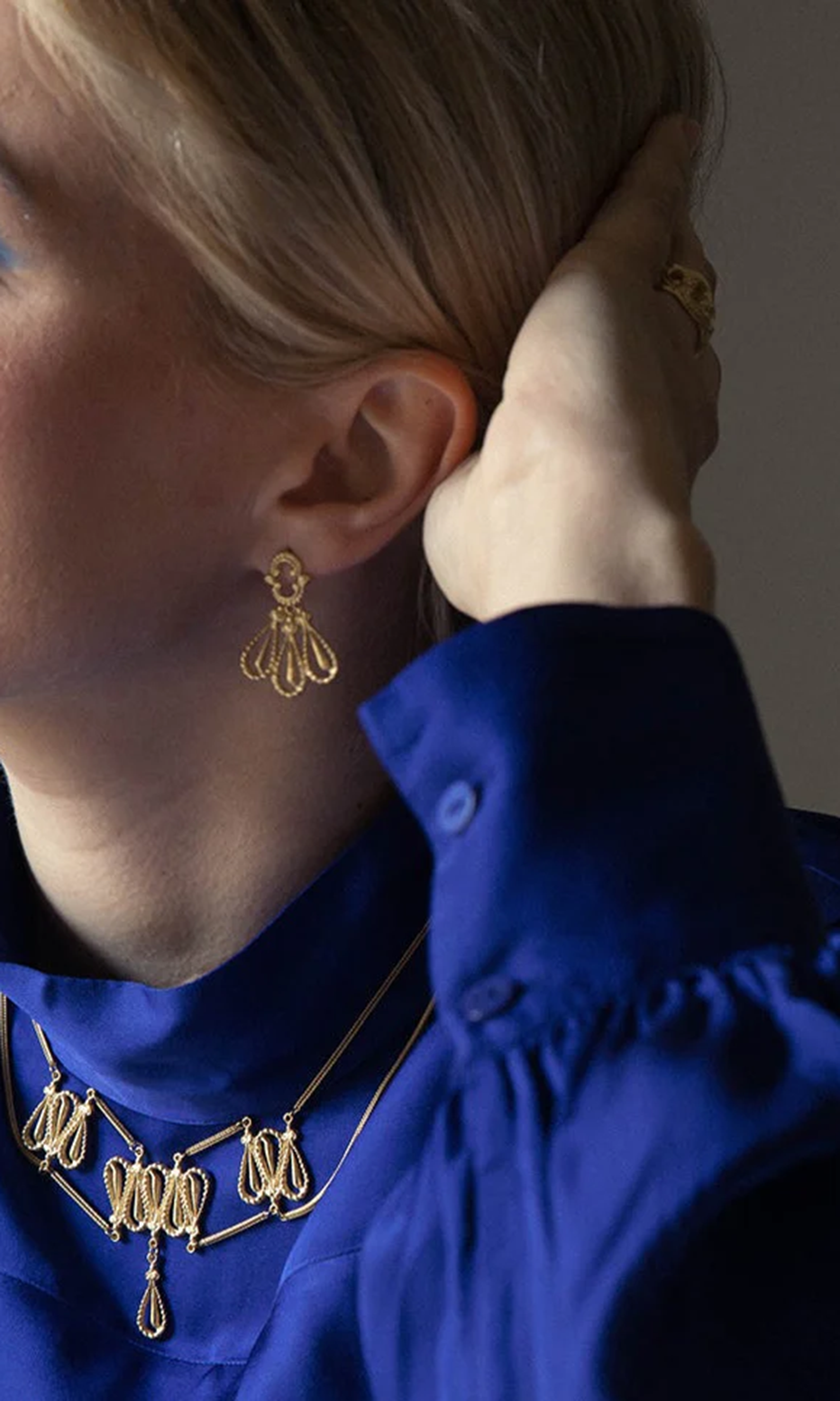short earrings afeto jmc