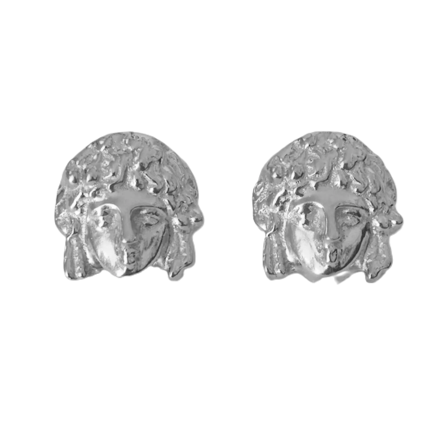 Roman Face Earrings