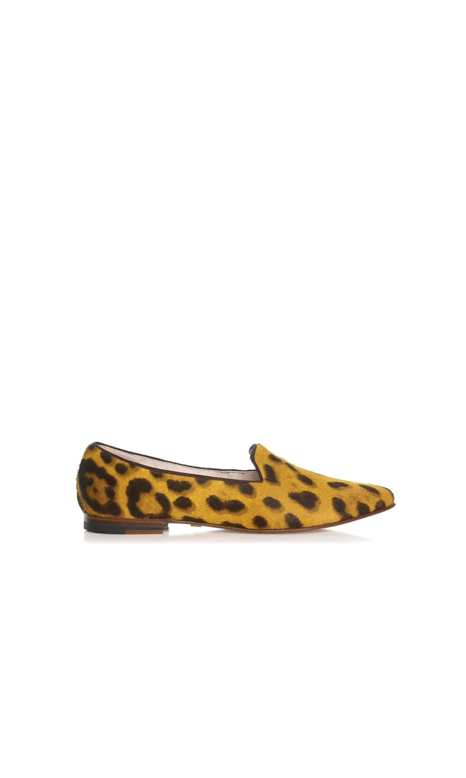 ossa loafers mariano leopard - side view