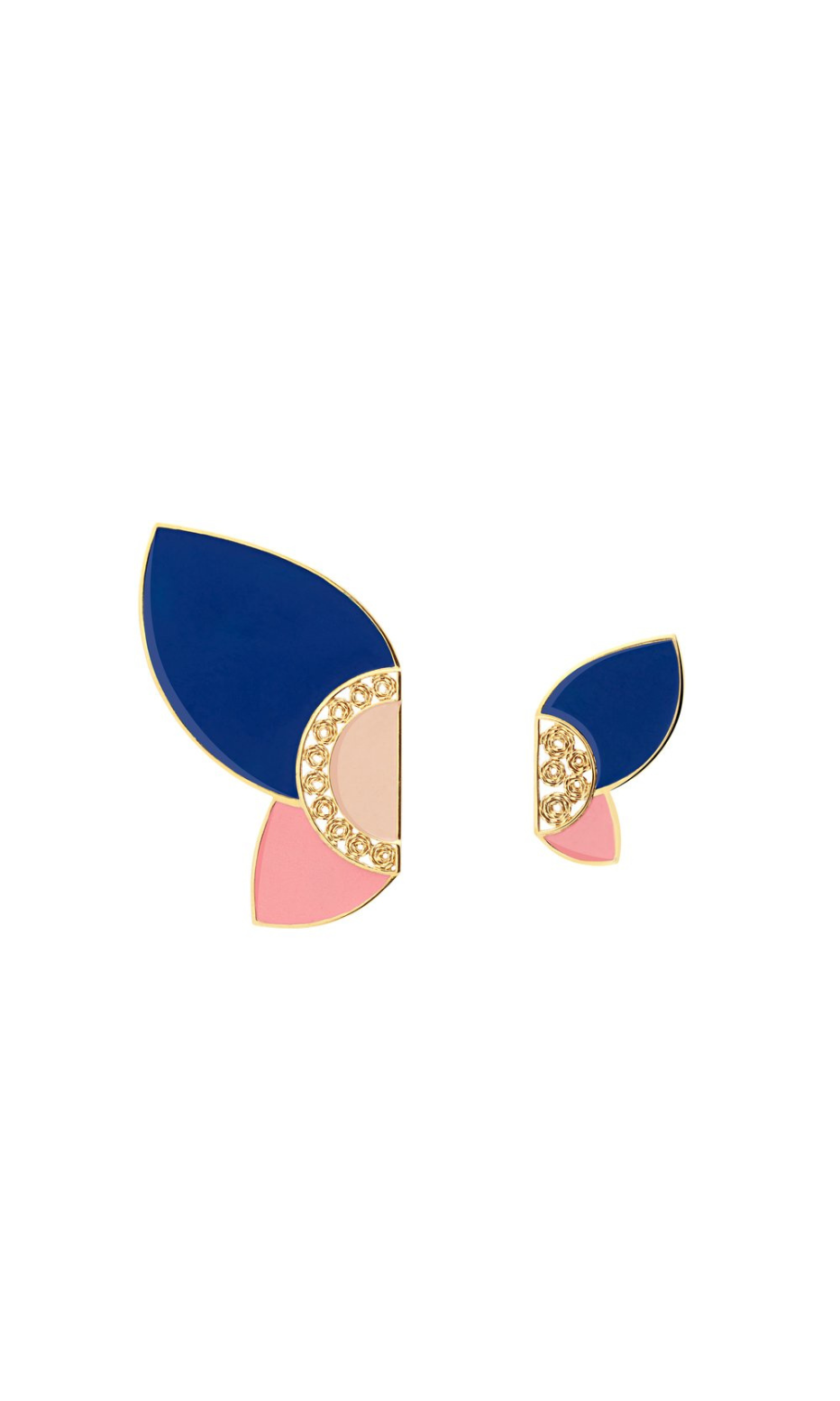 Two-Petals Statement Earrings