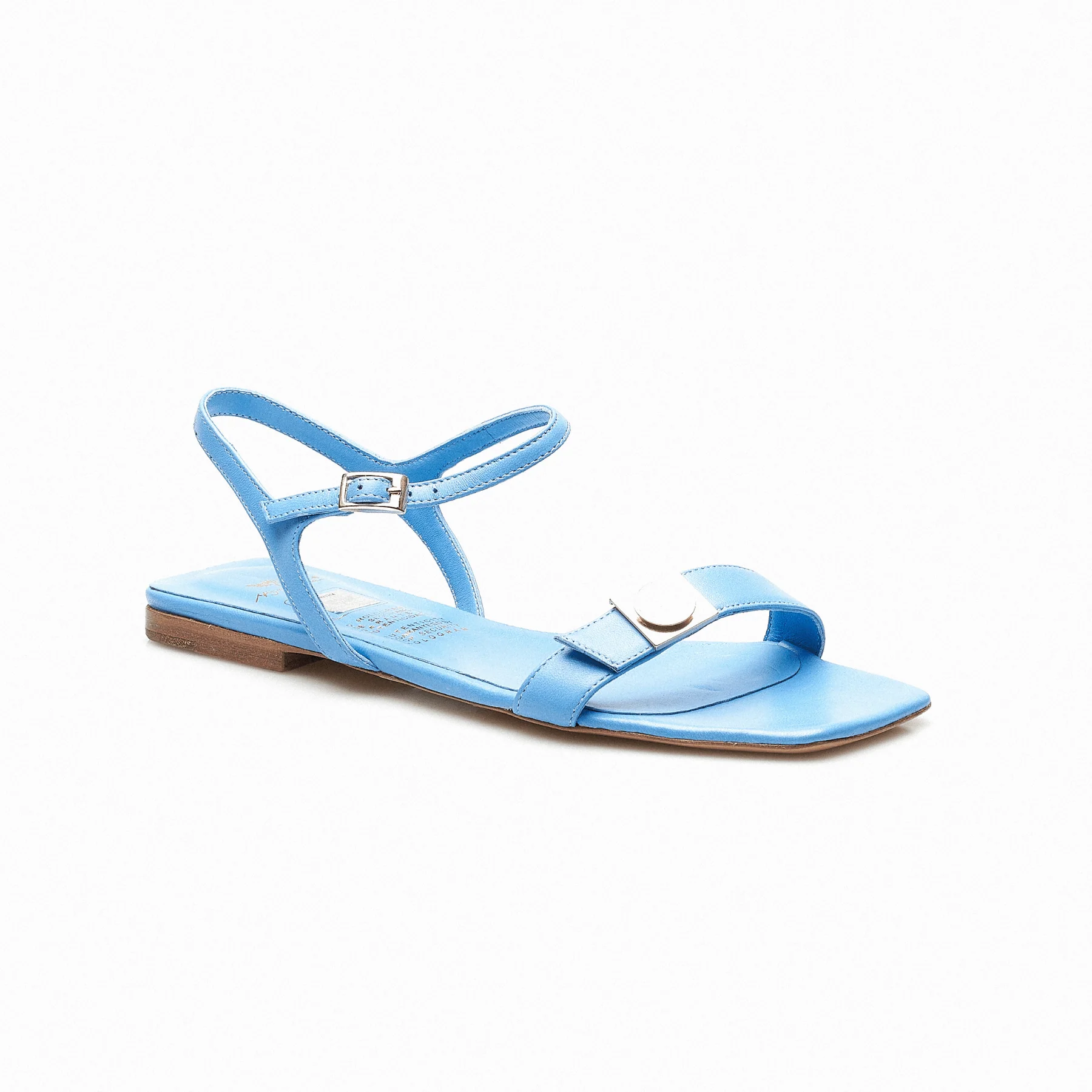 Flat Sandals with Three Straps