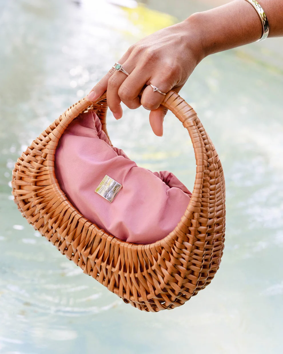 Rigid Wicker Basket