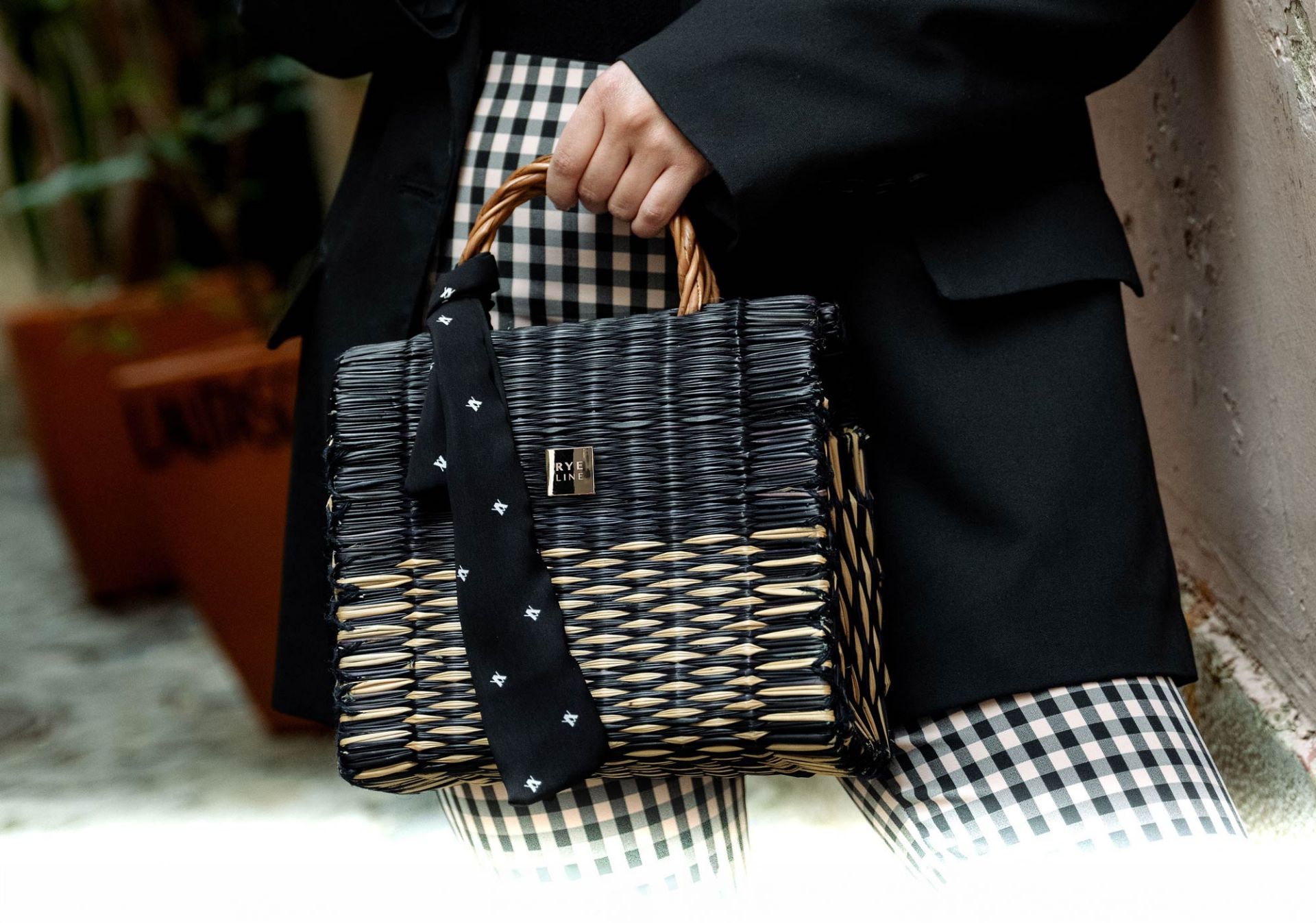 Bicolor Handbag
