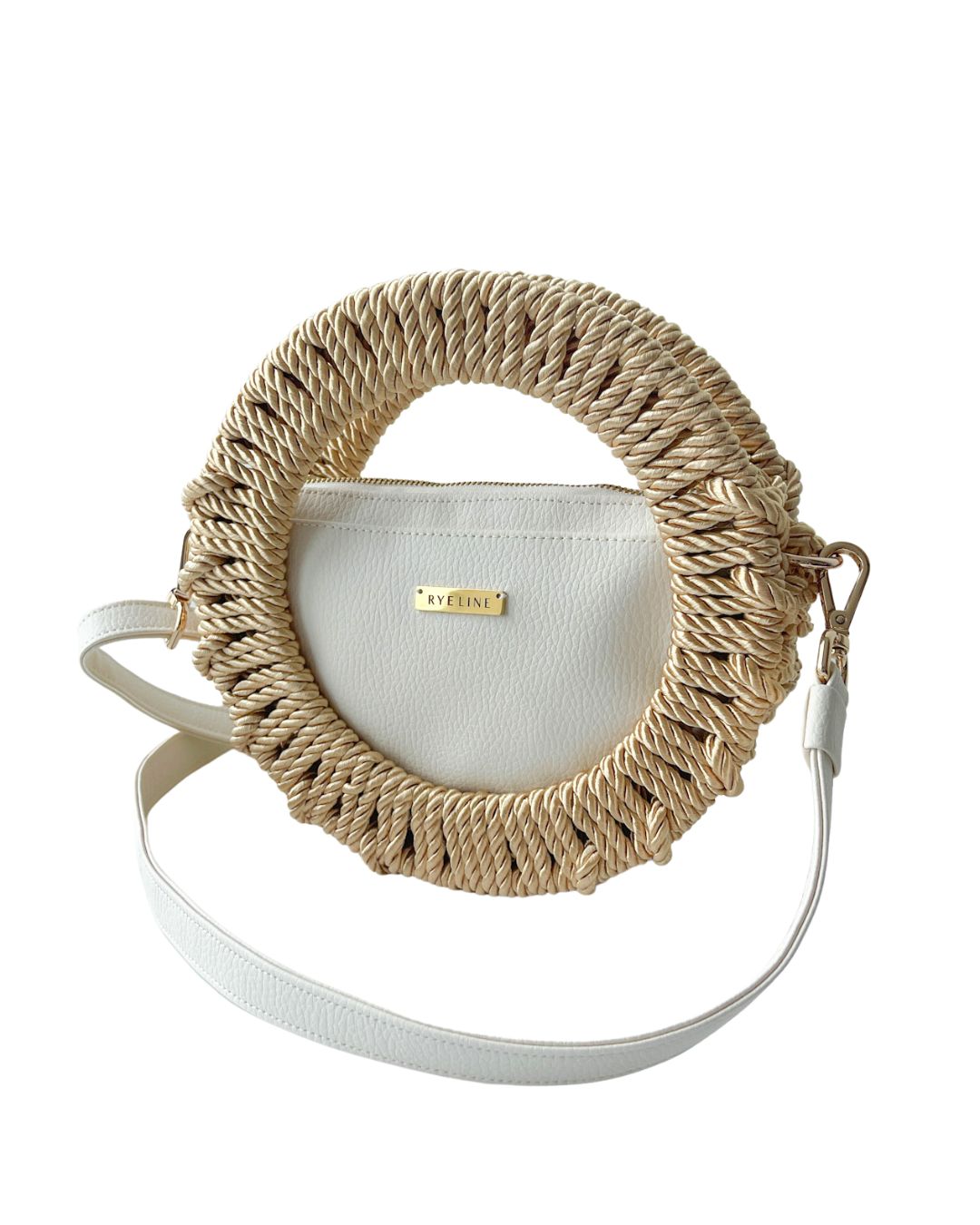 Rigid Round Macramê Bag