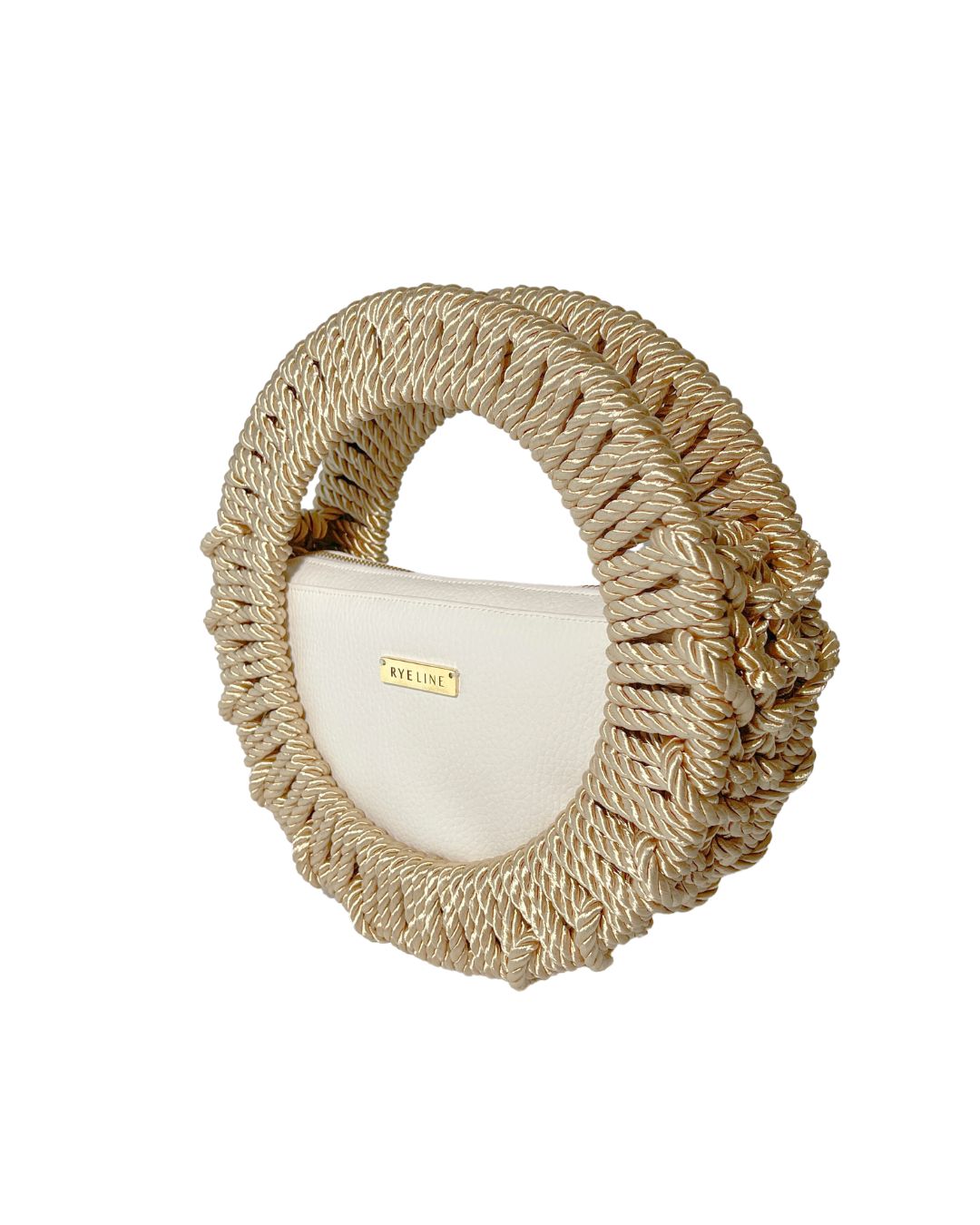 Rigid Round Macramê Bag