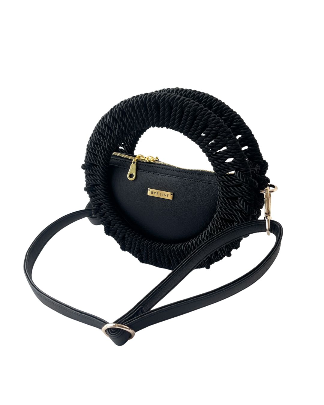 Rigid Round Macramê Bag
