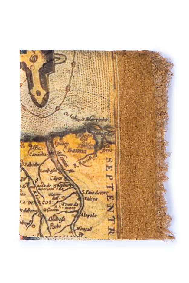 First Map of Portugal Scarf