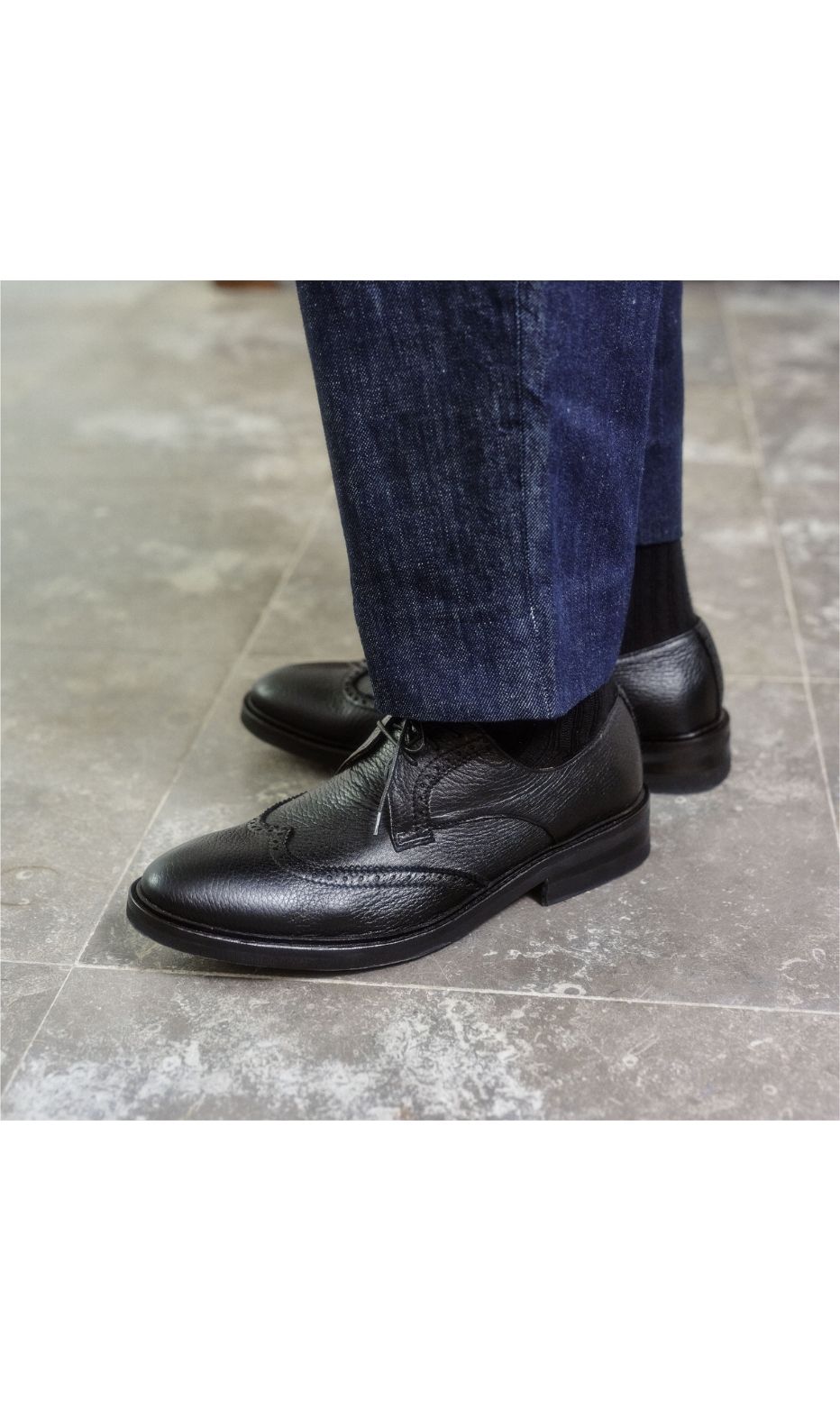 Textured Derby Shoes