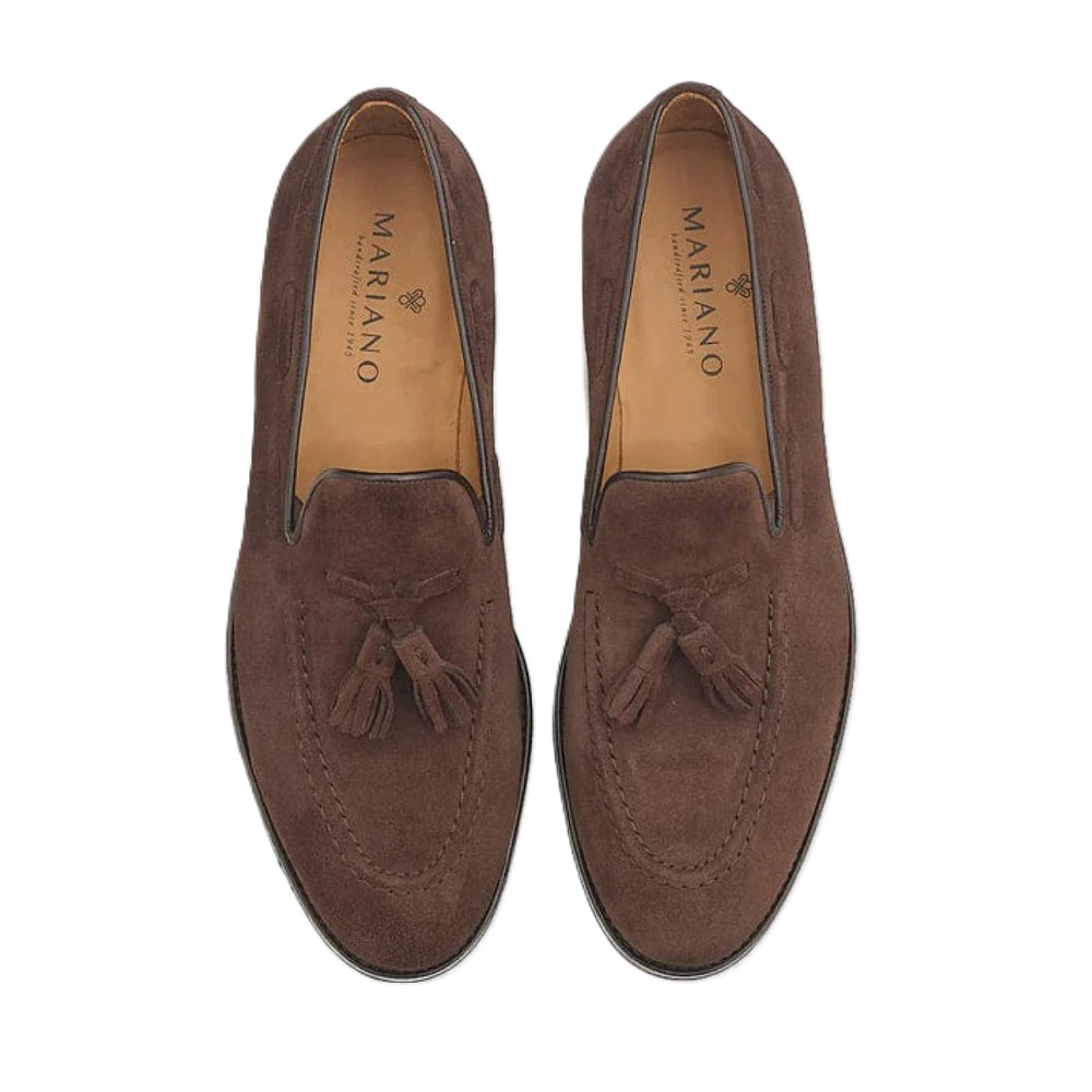 Suede Loafer with Tassel