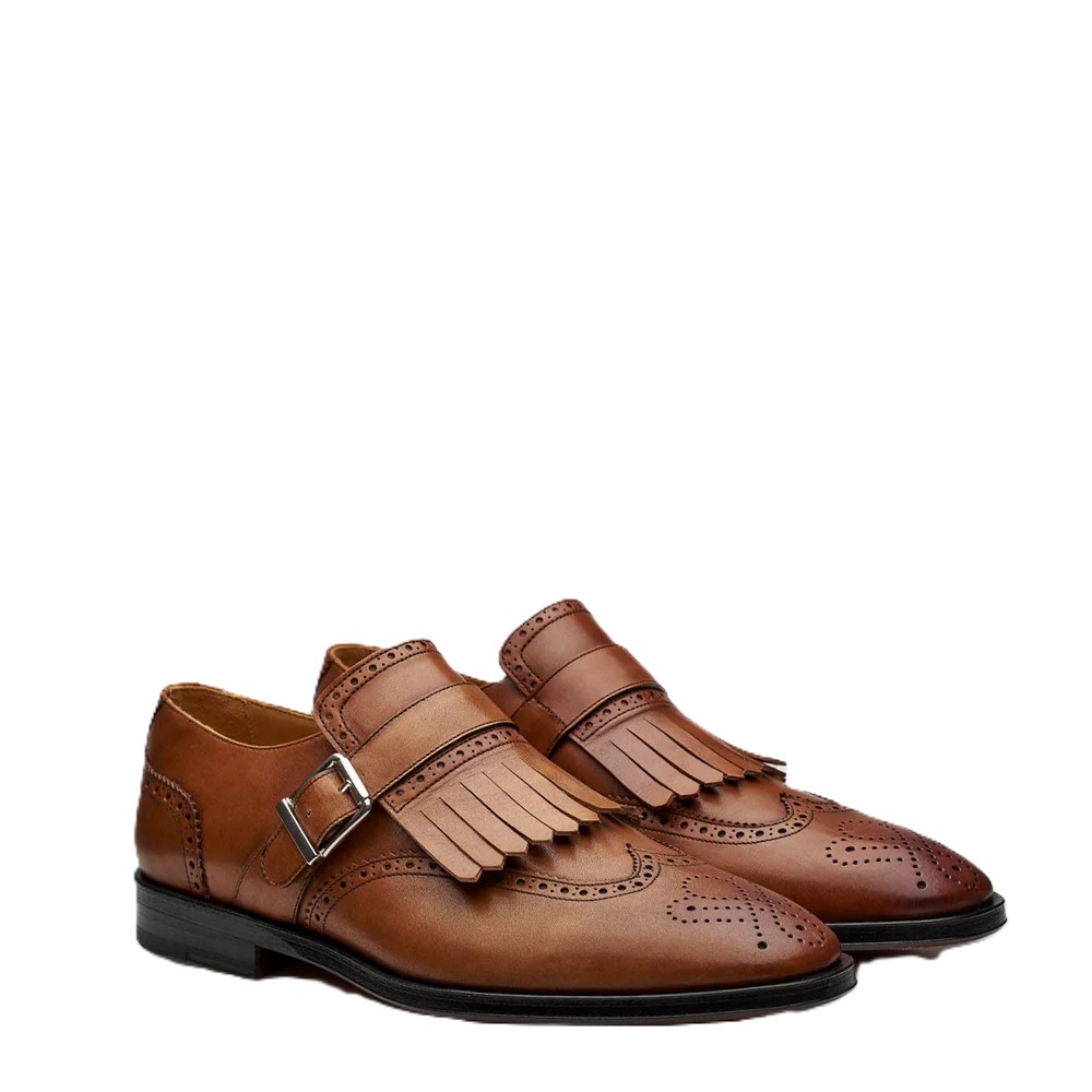 Cap Toe Fringe Monk 