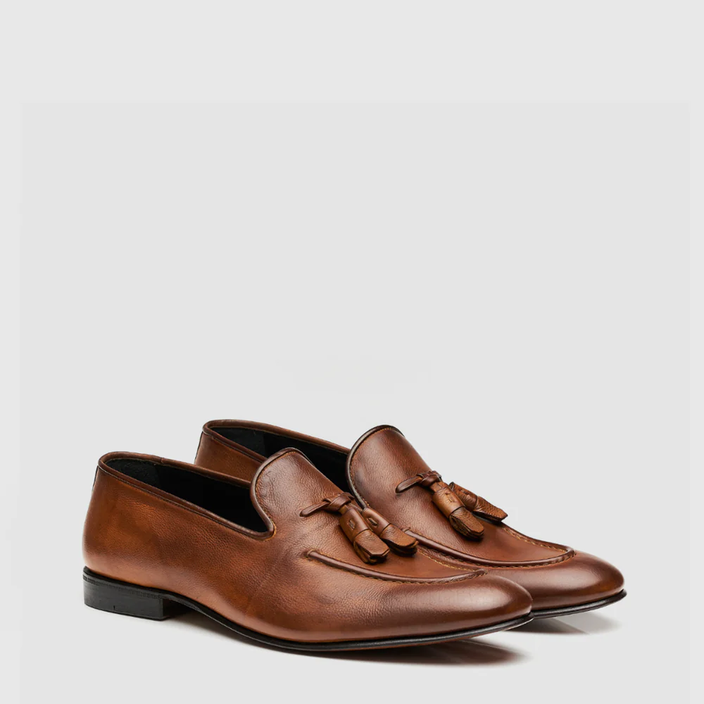 Classic Leather Loafer with Tassel