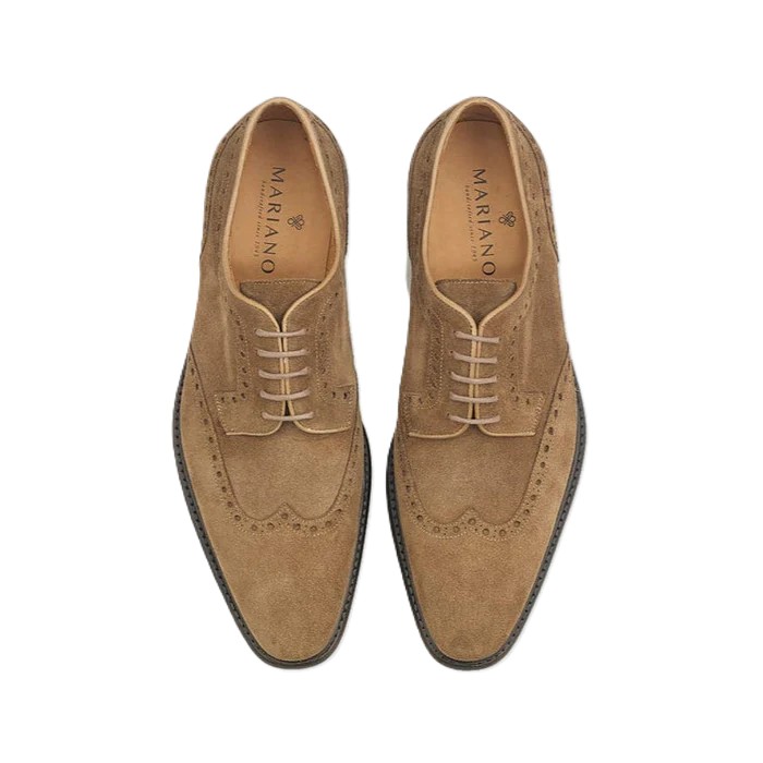 Classic Derby Suede Brogue