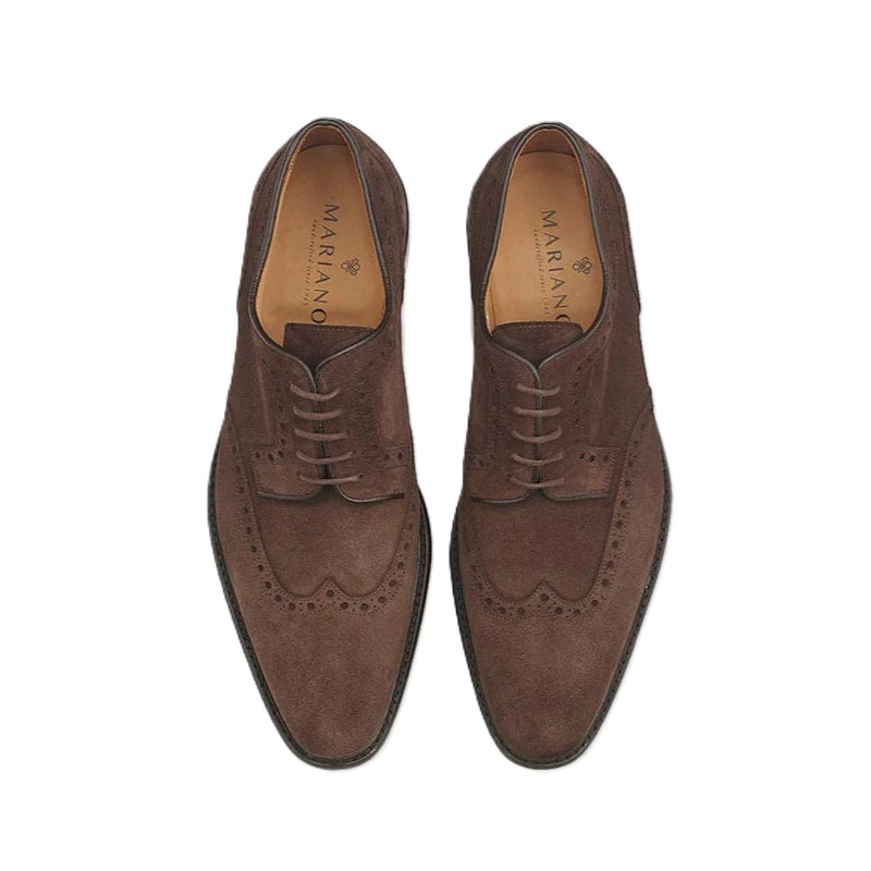Classic Derby Suede Brogue