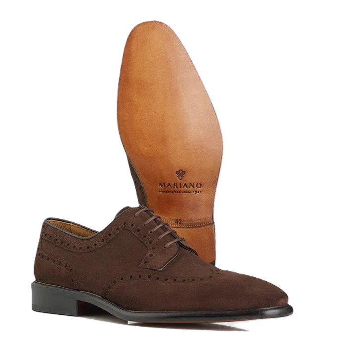 Classic Derby Suede Brogue