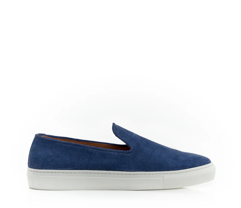 Plain Suede Slip-On Loafer