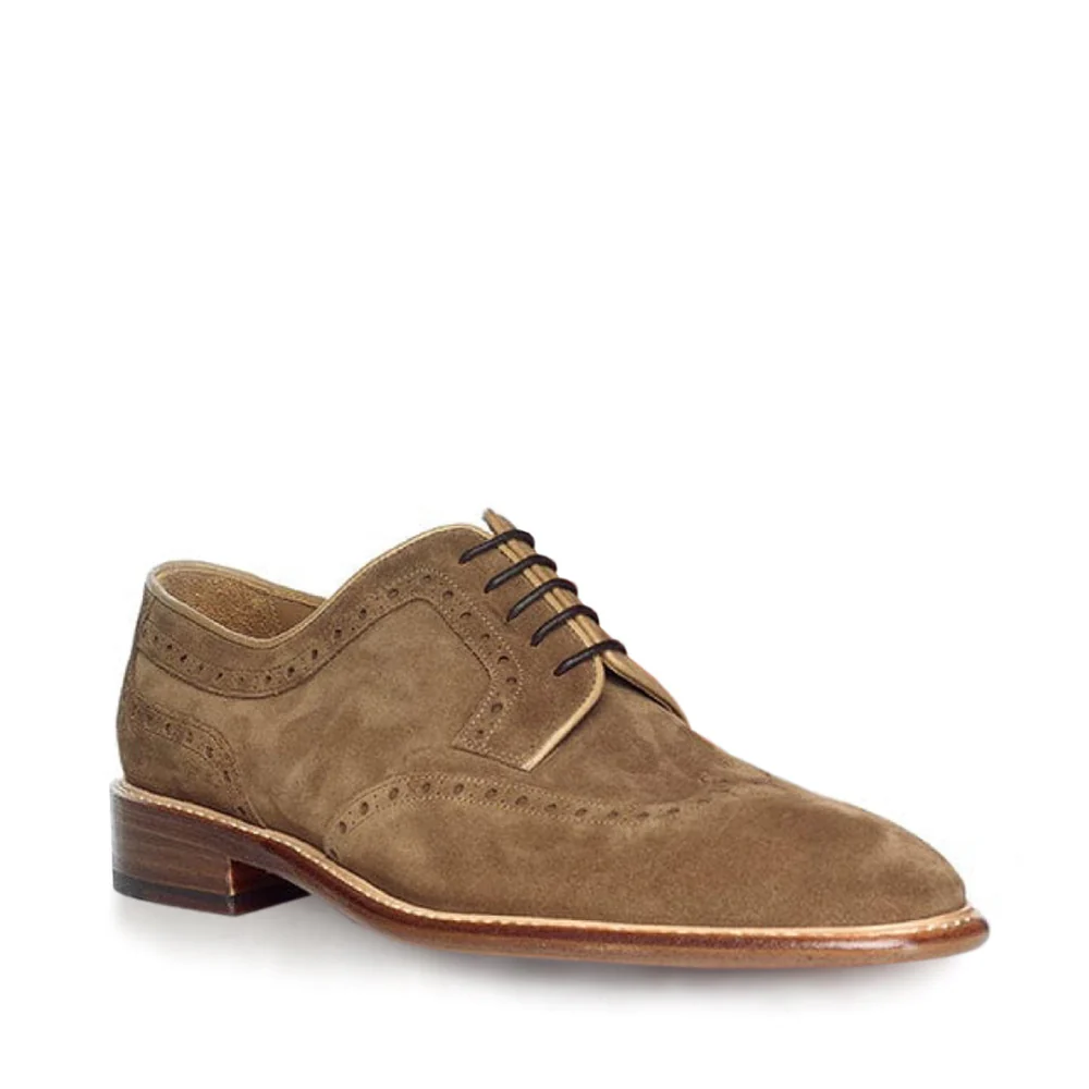 Classic Derby Suede Brogue