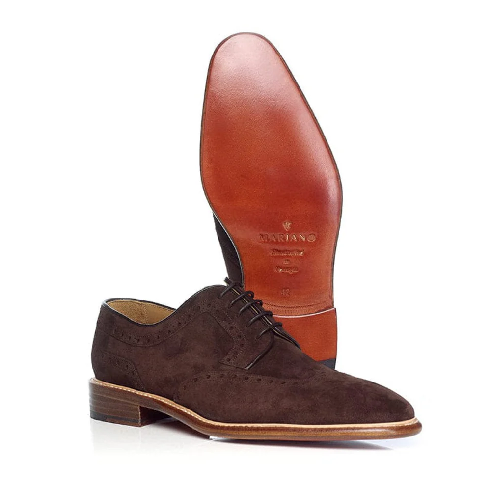 Classic Derby Suede Brogue