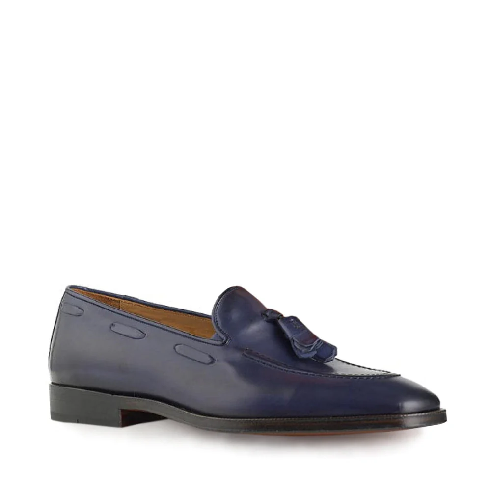 Classic Leather Loafer with Tassel  