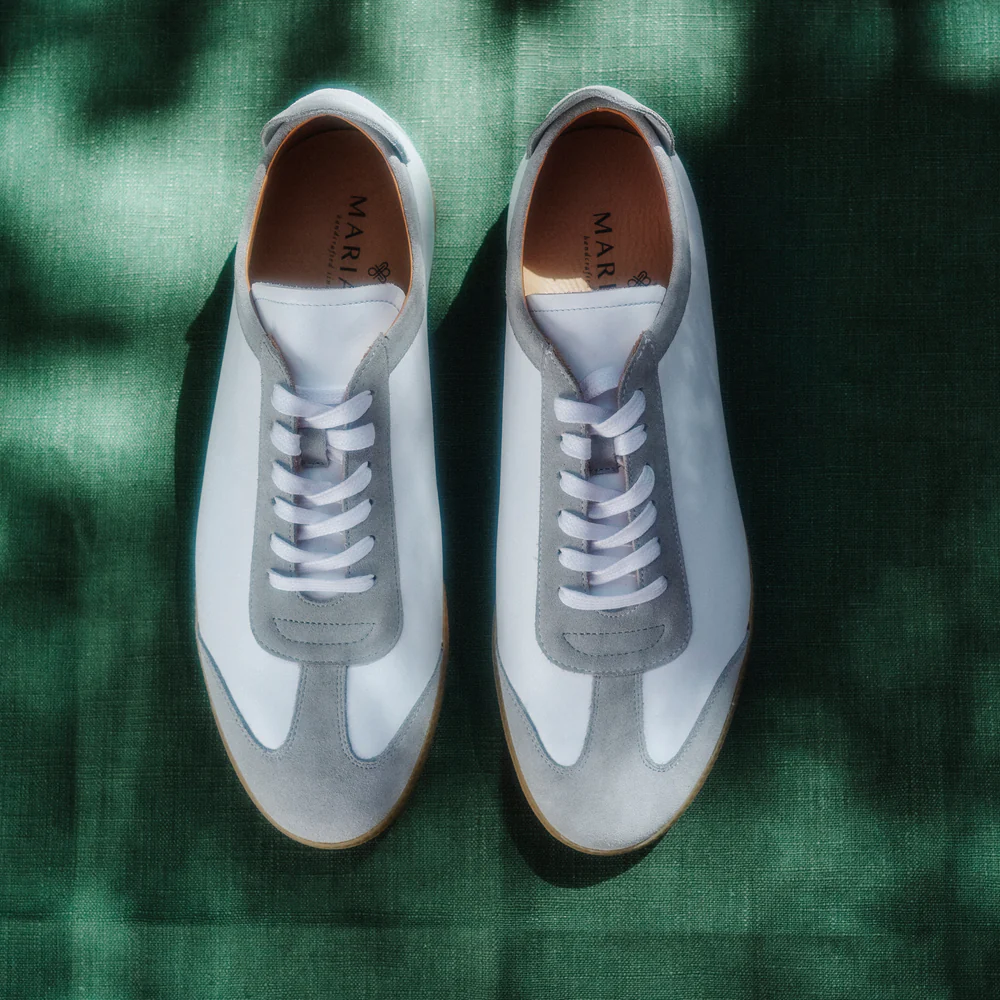 Bicolor Leather Sneakers